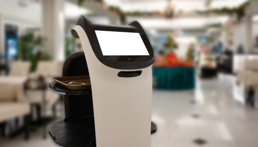 Robot serveur dans un restaurant